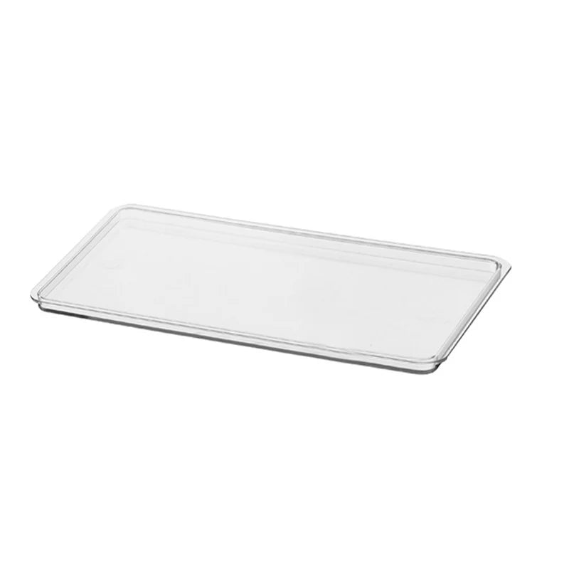 Boîte de rangement transparente multifonction avec poignées latérales et fond antidérapant 5