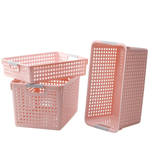 Boîte de rangement ventilée avec poignées pratiques pour organisation polyvalente 3