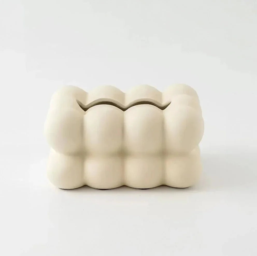 Boîte de tissus en céramique contemporaine 4