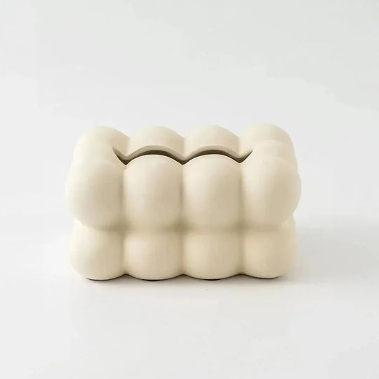 Boîte de tissus en céramique contemporaine 4