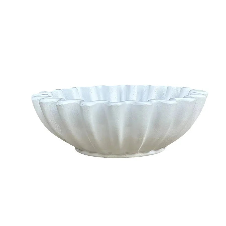 Bol de Service Décoratif Ondulé pour Table Moderne 4