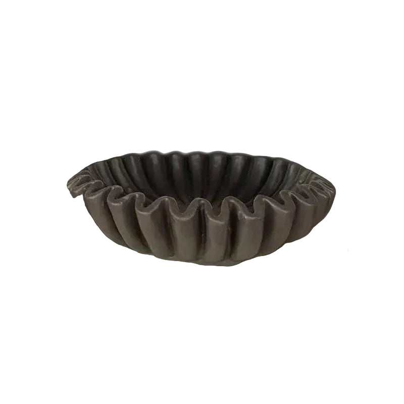 Bol de Service Décoratif Ondulé pour Table Moderne 8
