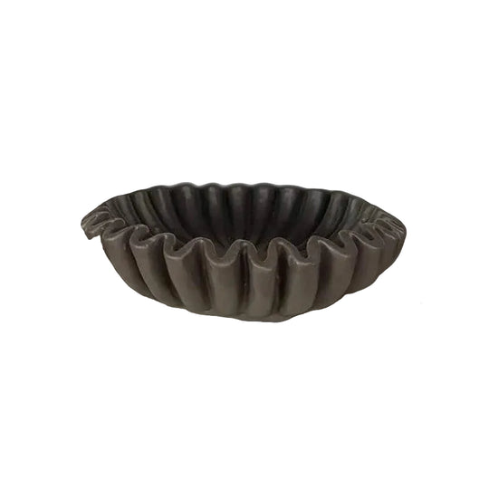 Bol de Service Décoratif Ondulé pour Table Moderne 8

