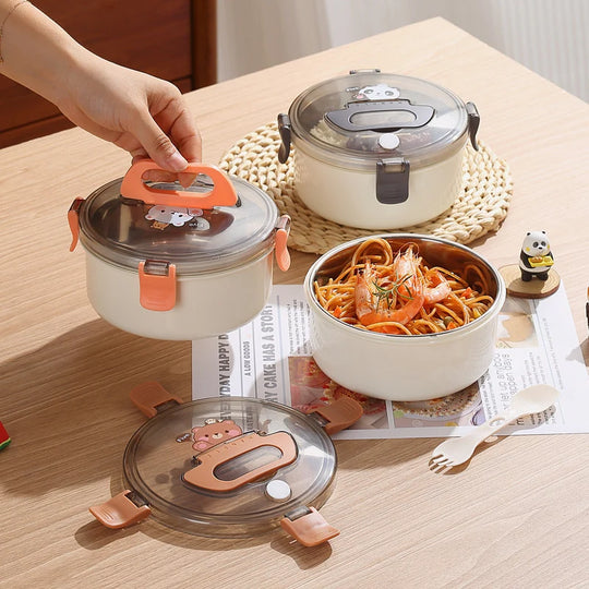 Bol de conservation alimentaire ludique avec motif panda 1