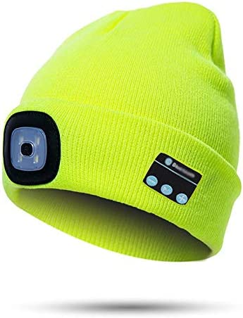 Bonnet Bluetooth Unisexe avec Écouteurs Sans Fil et Lumière Intégrée 1
