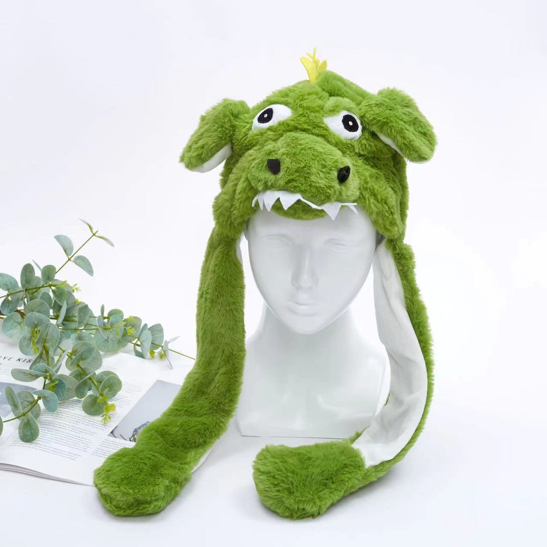Bonnet Hiver Avec Oreilles Mobiles Amusant 49