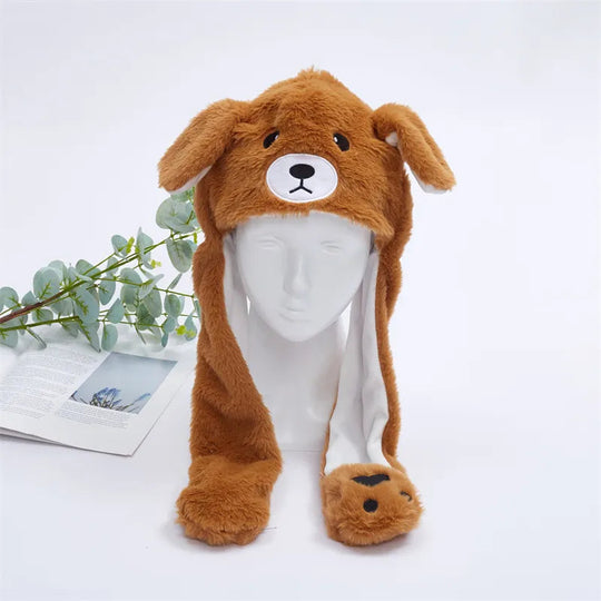 Bonnet Hiver Avec Oreilles Mobiles Amusant 6
