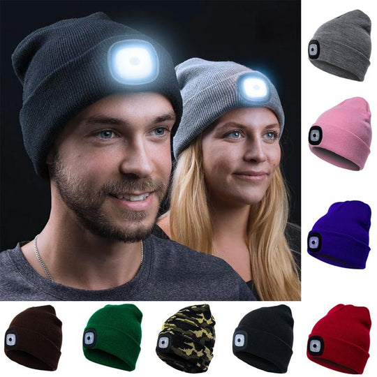 Bonnet LED Amovible pour Homme et Femme 0