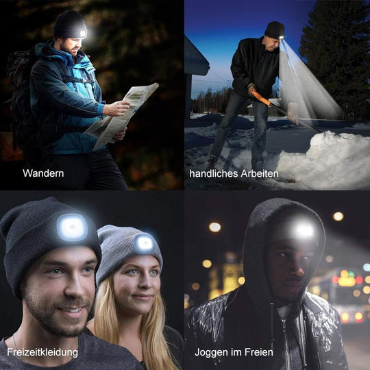 Bonnet LED Amovible pour Homme et Femme 1