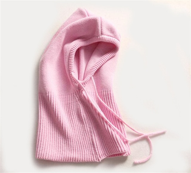 Bonnet d'Hiver Tricoté avec Capuche 5