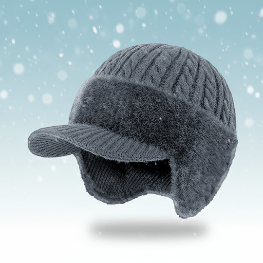 Bonnet d'hiver avec protection auditive intégrée 1