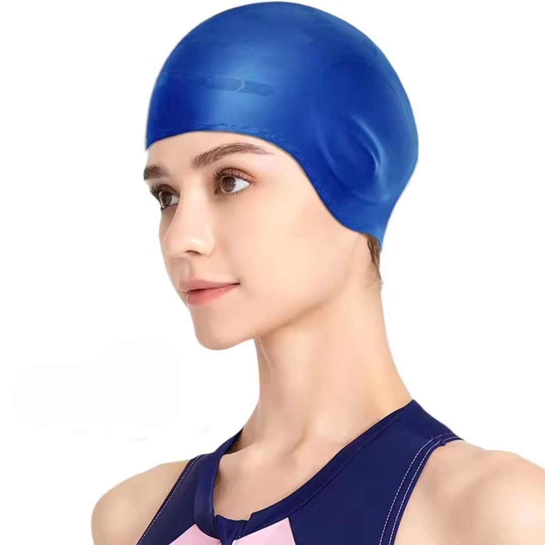 Bonnet de Bain Silicone avec Protection Auditive 3