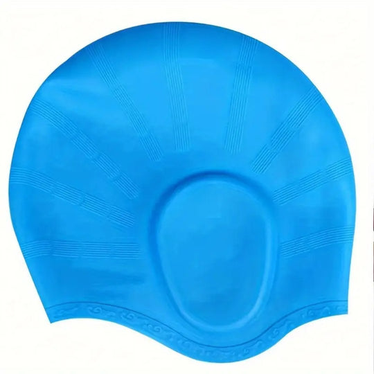 Bonnet de Bain Silicone avec Protection Auditive 5