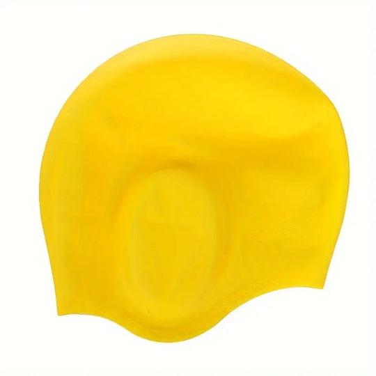 Bonnet de Bain Silicone avec Protection Auditive 7