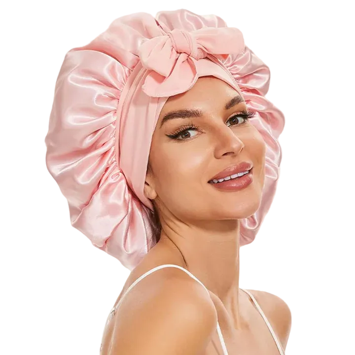 Bonnet en Soie Ajustable pour Cheveux 0