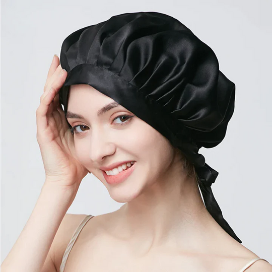 Bonnet en Soie Ajustable pour Cheveux 3