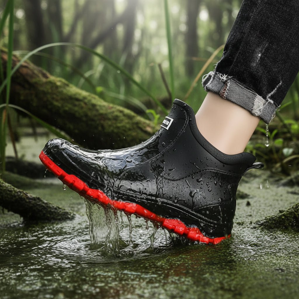 Bottes Caoutchouc Femme Confort à Hauteur de Cheville 3