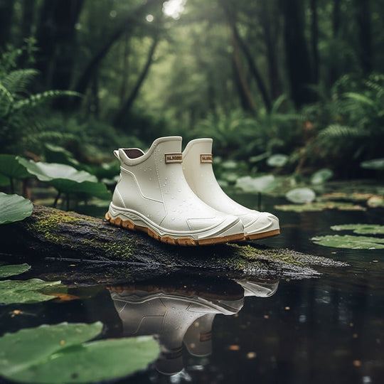 Bottes Caoutchouc Femme Confort à Hauteur de Cheville 4
