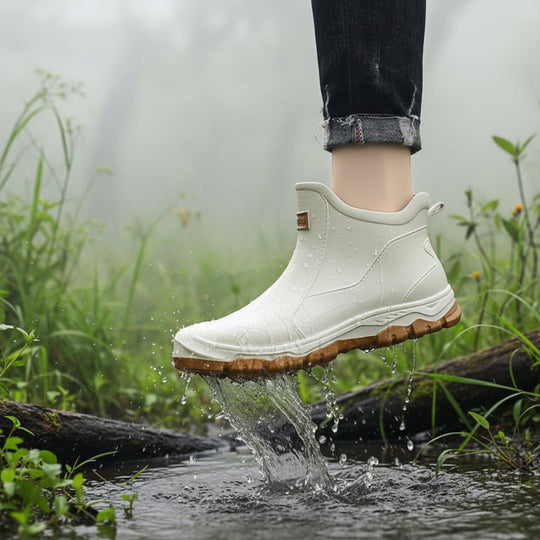 Bottes Caoutchouc Femme Confort à Hauteur de Cheville 5
