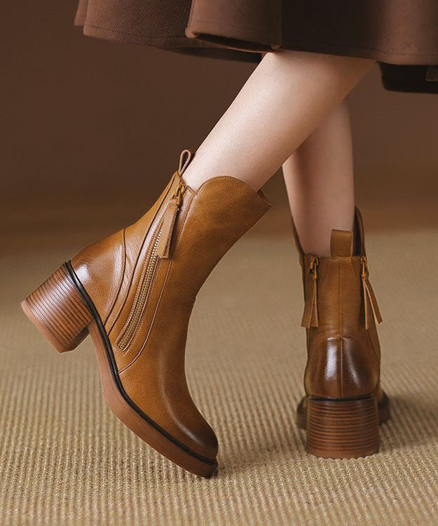 Bottes Chelsea Femme avec Fermeture Éclair 3