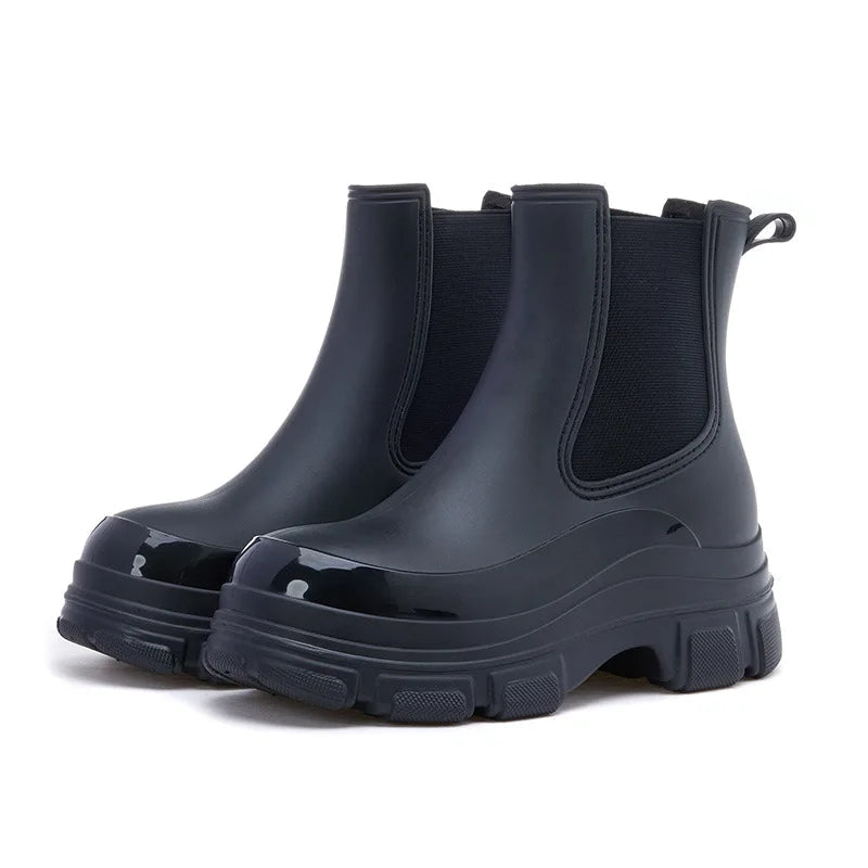 Bottes Chelsea pour Femmes avec Semelle Chunky Antidérapante 4