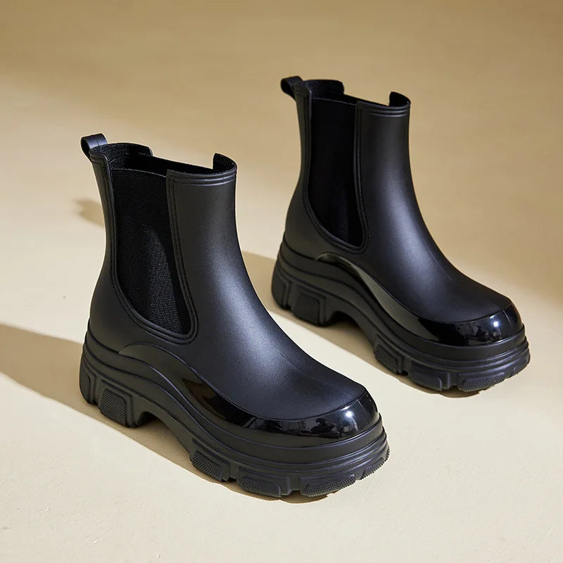 Bottes Chelsea pour Femmes avec Semelle Chunky Antidérapante 5