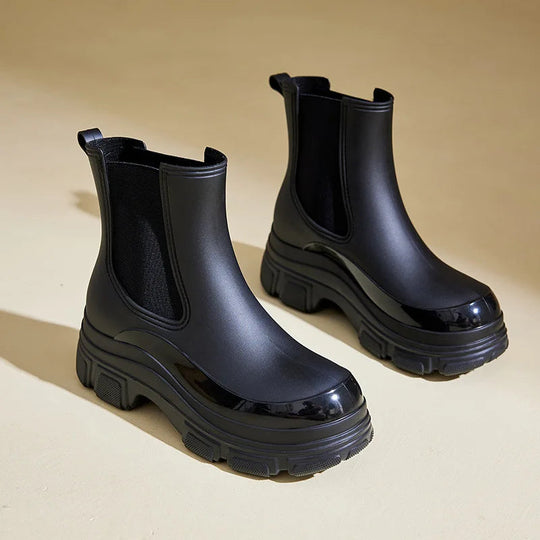 Bottes Chelsea pour Femmes avec Semelle Chunky Antidérapante 5