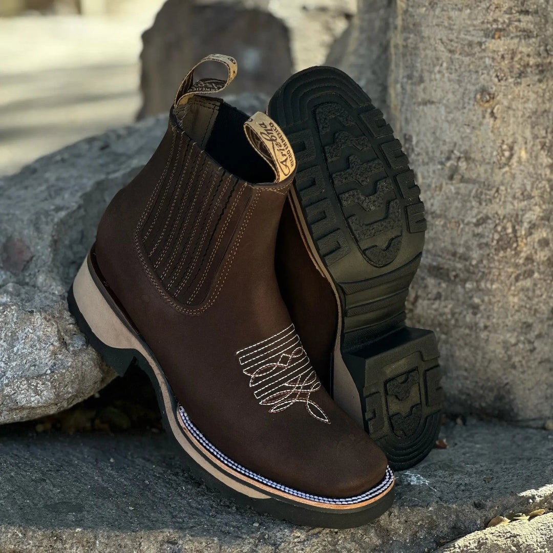 Bottes Cowboy Classiques Unisexes Style Western 3