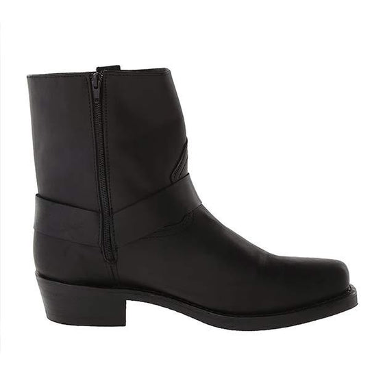Bottes Cowboy Homme en Cuir avec Fermeture Éclair - Style Western Classique 6