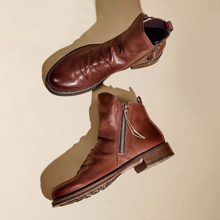 Bottes Décontractées pour Hommes en Cuir 3