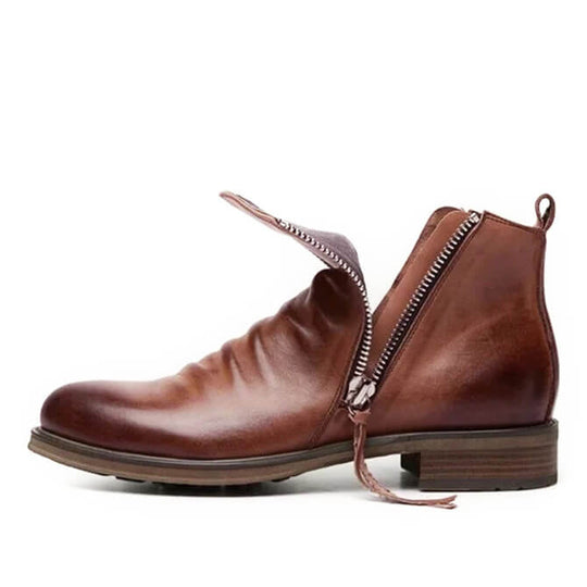 Bottes Décontractées pour Hommes en Cuir 5