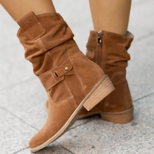 Bottes Femme Confortables en Suède 1