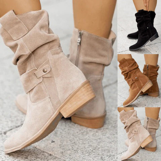 Bottes Femme Confortables en Suède 5