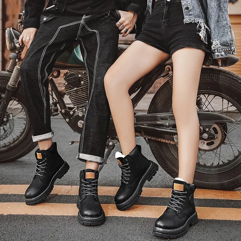 Bottes Hautes pour Hommes en Cuir pour Activités Extérieures 5