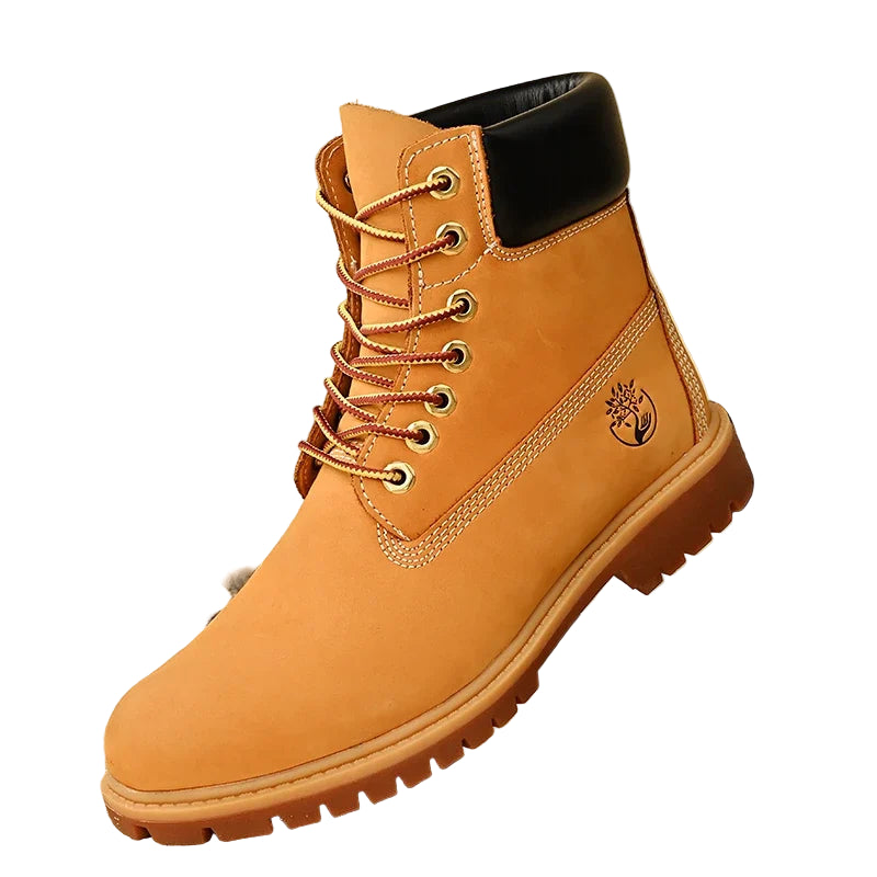 Bottes Hautes pour Hommes en Cuir pour Activités Extérieures 7
