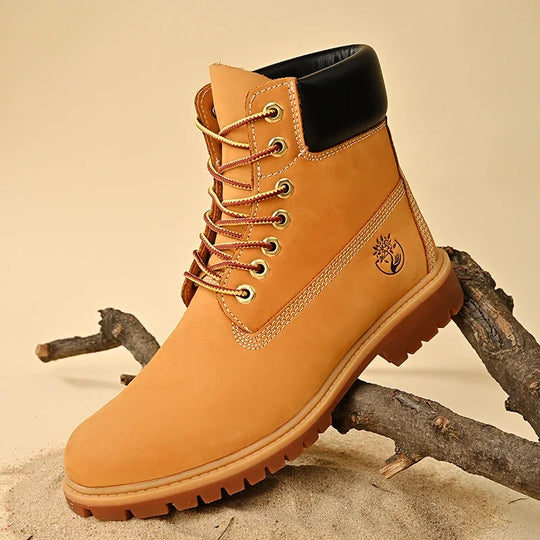 Bottes Hautes pour Hommes en Cuir pour Activités Extérieures 7