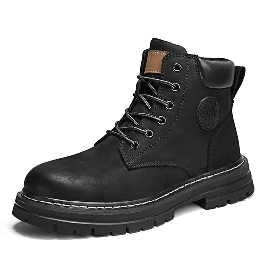 Bottes Hautes pour Hommes en Cuir pour Activités Extérieures 9