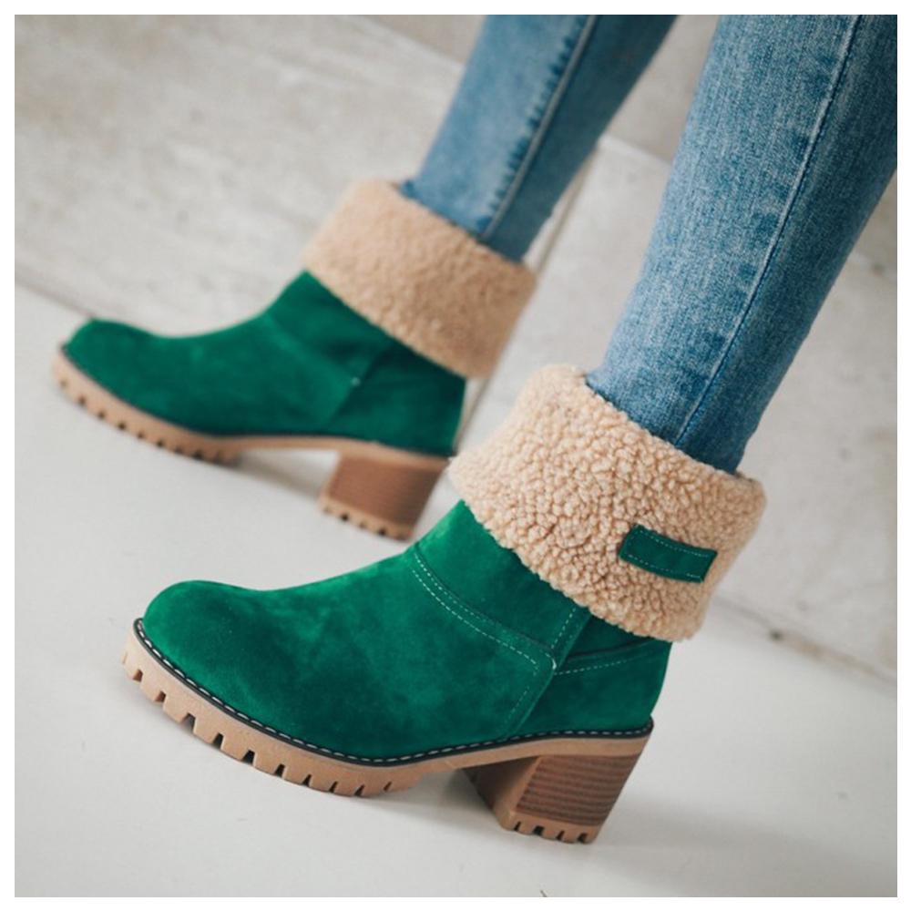 Bottes Hiver Femme Ajustables Avec Hauteur de Tige Réglable 11
