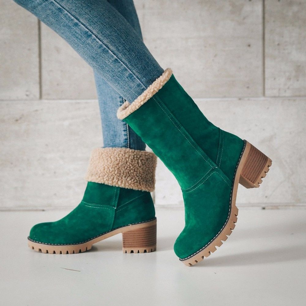 Bottes Hiver Femme Ajustables Avec Hauteur de Tige Réglable 3