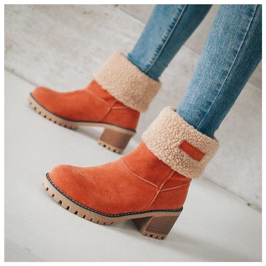 Bottes Hiver Femme Ajustables Avec Hauteur de Tige Réglable 9