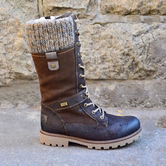 Bottes Hiver Femme à Design Moderne avec Fermeture Éclair et Semelle Antidérapante 2