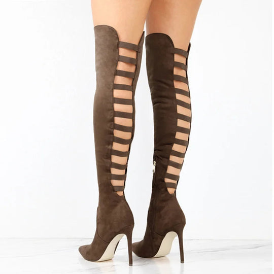 Bottes Longues Femme à Talons Hauts Chic 1