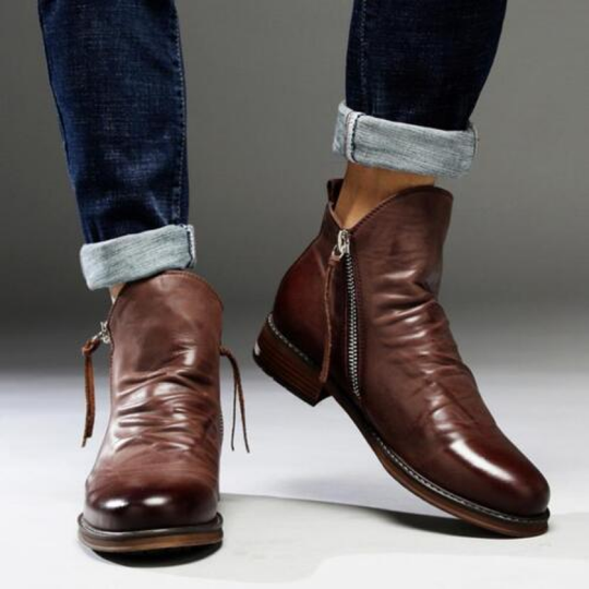Bottes Pour Hommes Style Intemporel Hiver 4