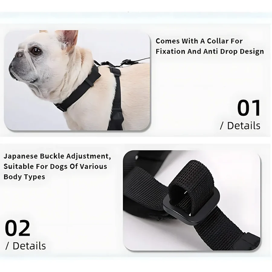 Bottes à Bretelles pour Chien avec Semelle Antidérapante 3
