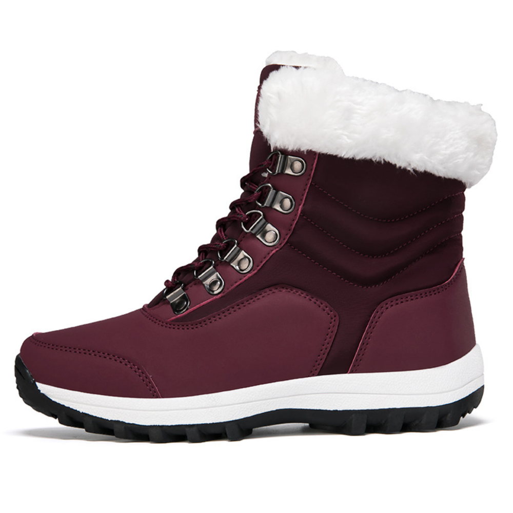 Bottes d'Hiver Hautes pour Femmes en Synthetique 3