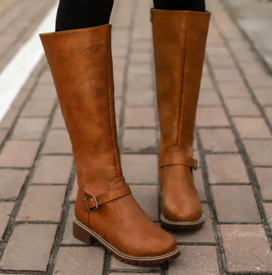 Bottes d'Hiver pour Femmes à Hauteur de Genou 1