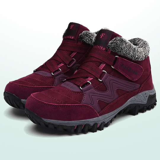 Bottes d'hiver pour femmes, soutien orthopédique, chaudes et imperméables 3