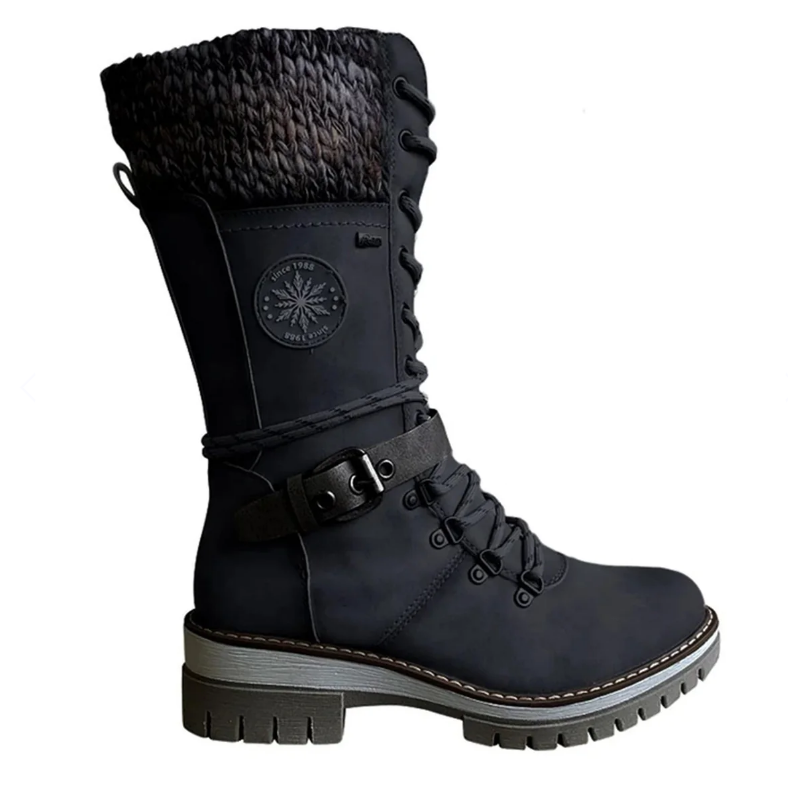 Bottes d'hiver pour femmes avec fermeture éclair latérale 6