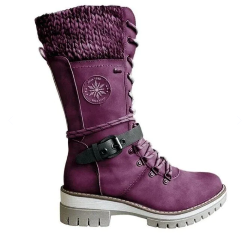 Bottes d'hiver pour femmes avec fermeture éclair latérale 8