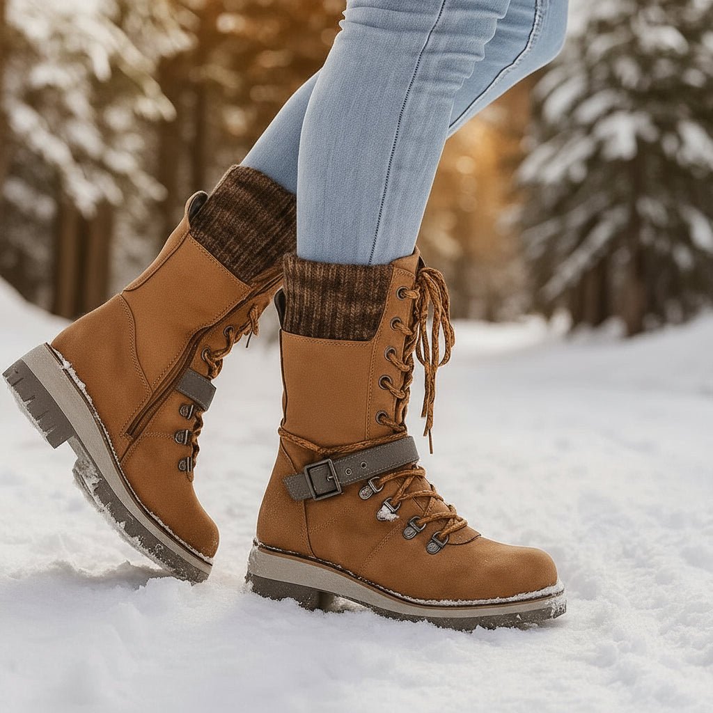 Bottes d'hiver pour femmes imperméables et isolantes 3
